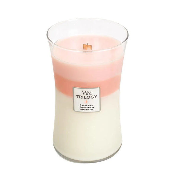 Trilogy Candle by Woodwick Candles 609g Island Getaway-Candles2go