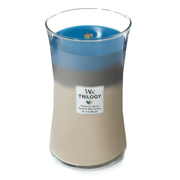 Trilogy Candle by Woodwick Candles 609g Nautical Escape-Candles2go