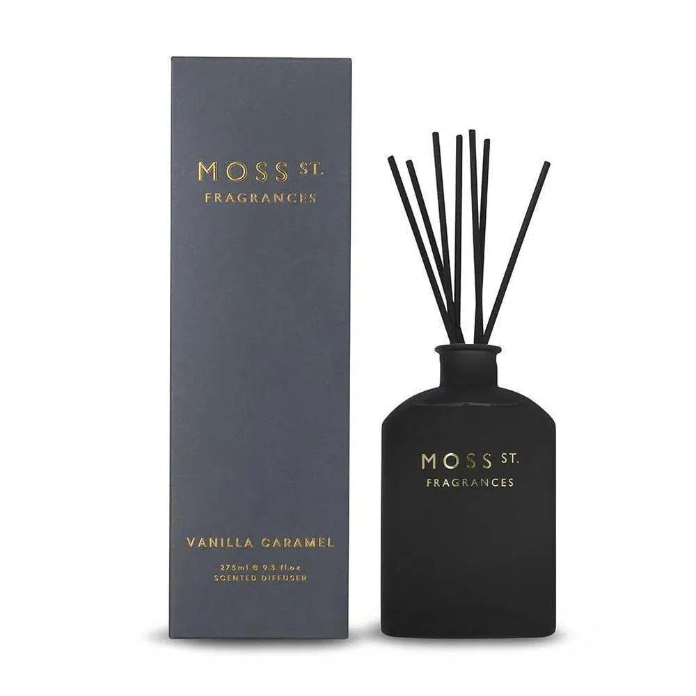 Vanilla Caramel 275ml Reed Diffuser by Moss St Fragrances-Candles2go