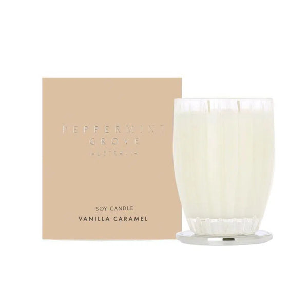 Vanilla Caramel 370g Candle by Peppermint Grove-Candles2go