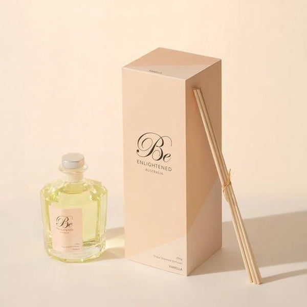 Vanilla Reed Diffuser 250ml by Be Enlightened-Candles2go