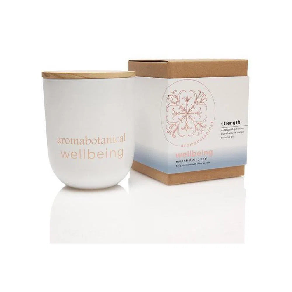 Wellbeing Strength 375g Candle by Aromabotanical Candles-Candles2go