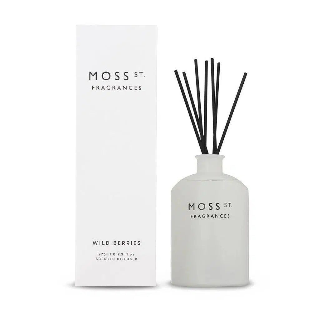 Wild Berries 275ml Reed Diffuser by Moss St Fragrances-Candles2go