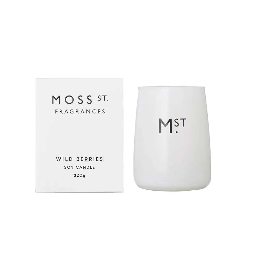 Wild Berries 320g Candle by Moss St Fragrances-Candles2go