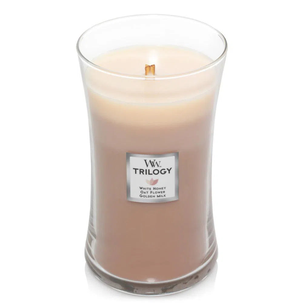 WoodWick Golden Treats Trilogy Large 609.5g candle-Candles2go