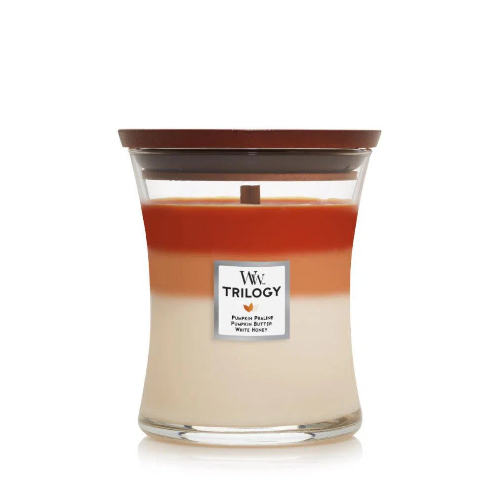 WoodWick Pumpkin Gourmand Medium 275g candle-Candles2go