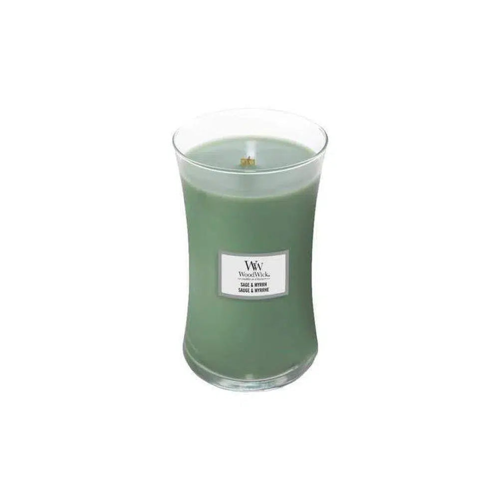 WoodWick Sage and Myrrh Large 609g candle-Candles2go