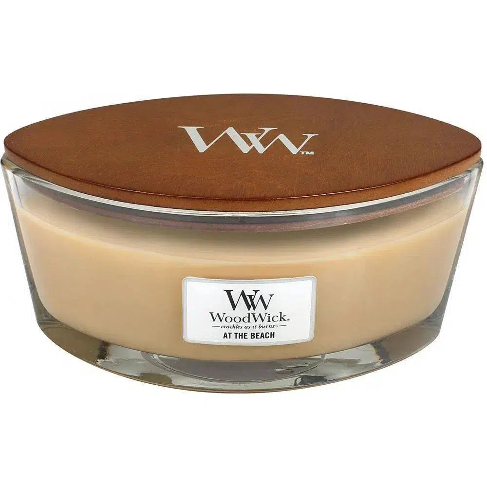 Woodwick At The Beach 453g Ellipse Candle-Candles2go