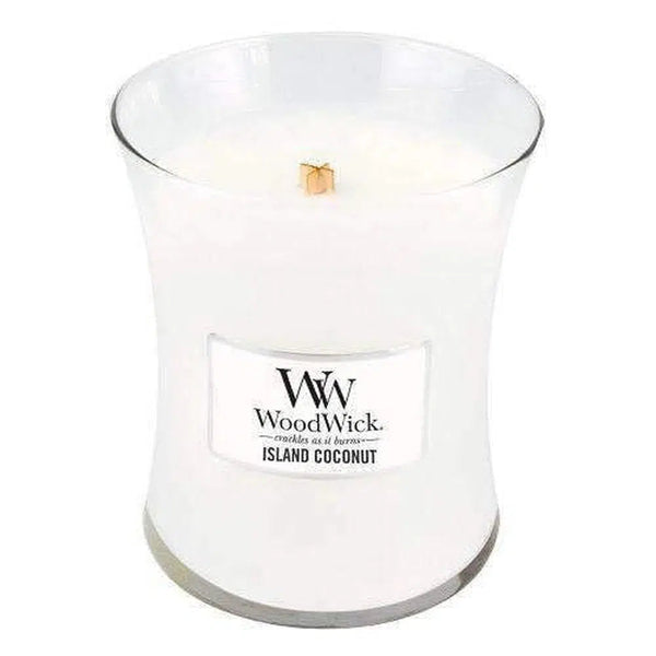 Woodwick Candle Island Coconut 275g Candle DISCONTINUED-Candles2go