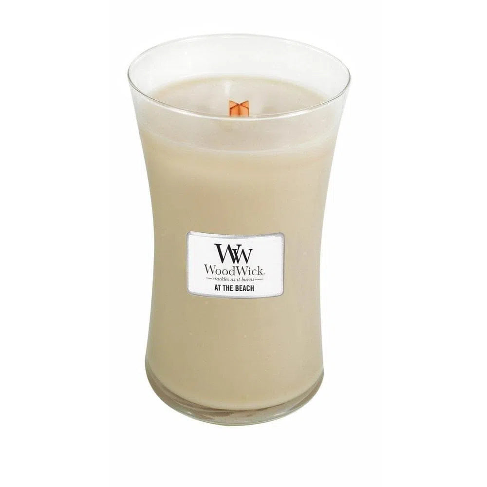 Woodwick Candles Large Candle 609g At The Beach Large Candle-Candles2go
