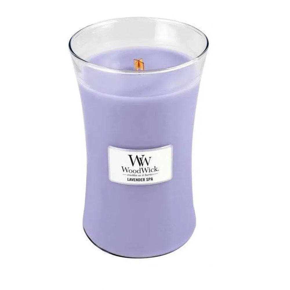 Woodwick Candles Large Candle 609g Lavender Spa-Candles2go