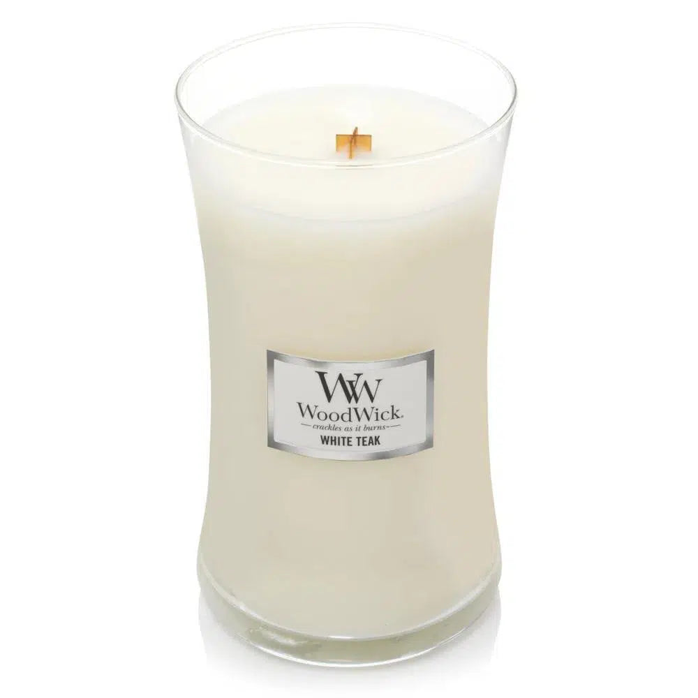 Woodwick Candles Large Candle 609g White Tea and Jasmine-Candles2go