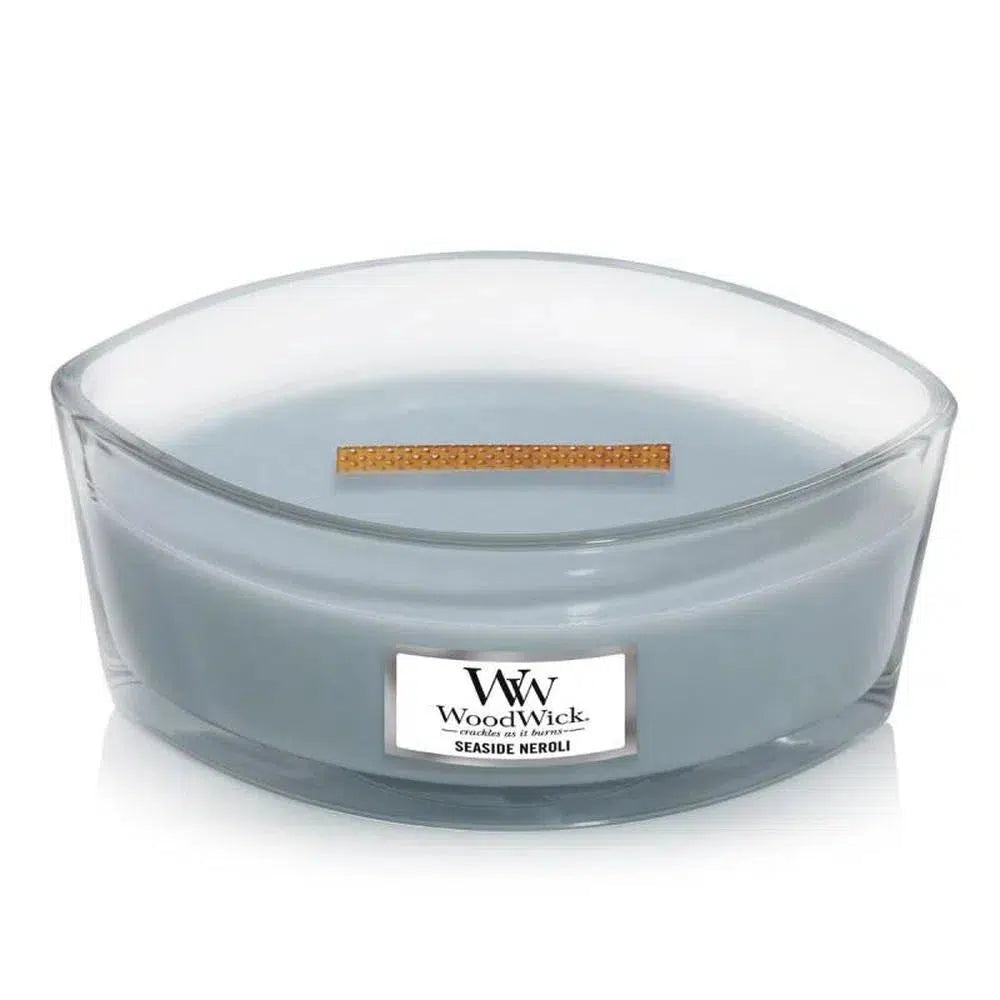 Woodwick Seaside Neroli 453g Ellipse Candle-Candles2go